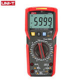 UNI-T UT89XD True RMS Digital Multimeter, 6000 Count Display, NCV Zero-Line Detection, LED Test & Temperature, 1000V AC/DC, Professional Electrician Tool